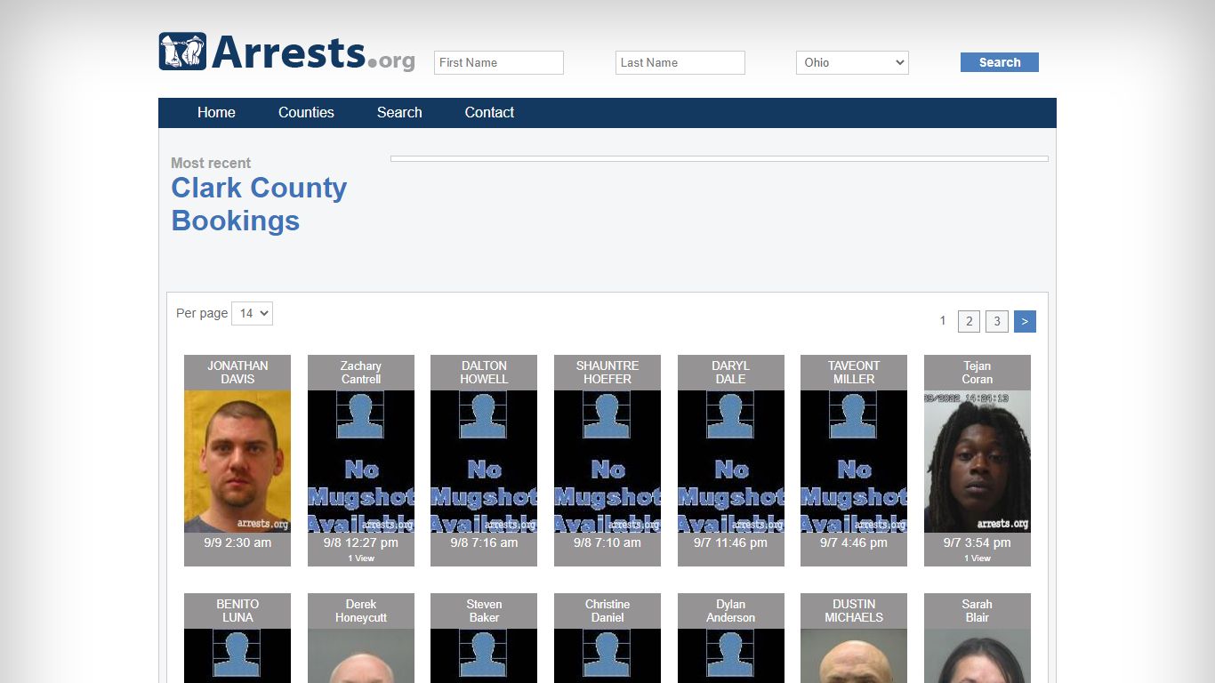 Clark County Arrests and Inmate Search